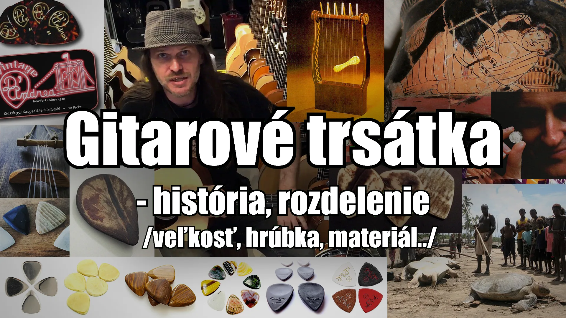 Gitarové trsátka a ich fascinujúca cesta skrz históriu a inovácie